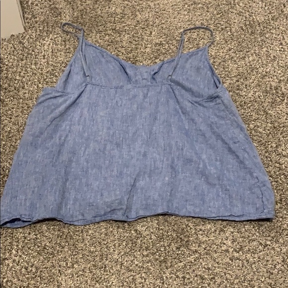 Never worn, button up cropped tank top - Picture 2 of 2